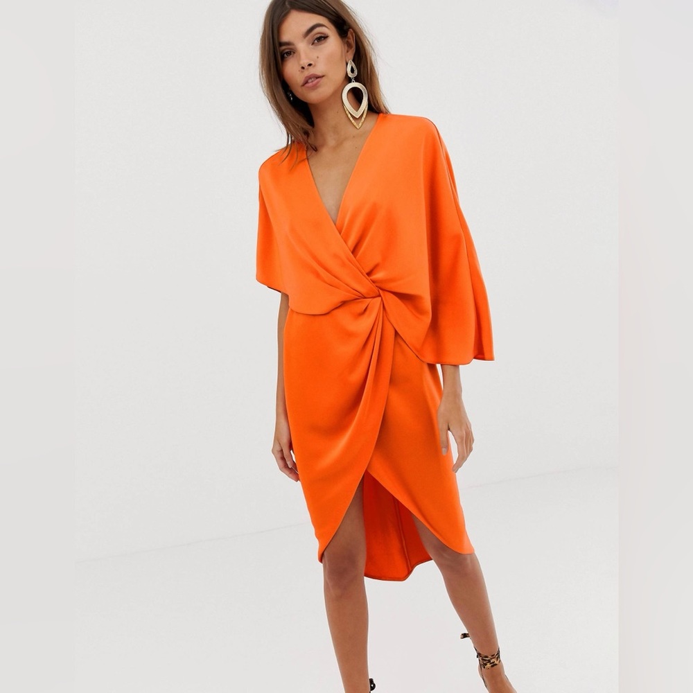 ASOS DESIGN kimono midi dress
